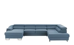 switch Ecksofa Lavos | Blau, rechts | Möbel Höffner