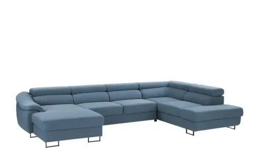 switch Ecksofa Lavos | Blau, rechts | Möbel Höffner