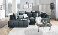 switch Ecksofa Tiga | Anthrazit, links | Möbel Höffner