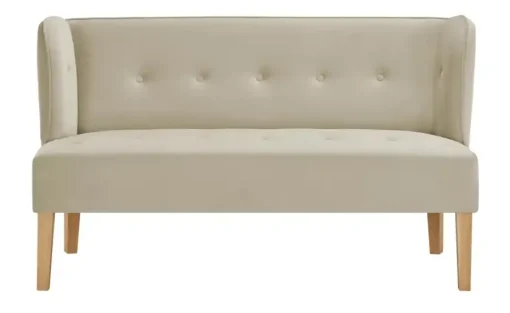 switch Küchensofa Astonia | Hellbeige, Samt | Höffner