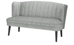switch Küchensofa Rina | Velours, Hellgrau | Höffner