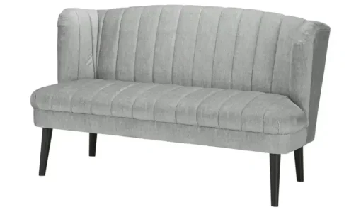 switch Küchensofa Rina | Velours, Hellgrau | Höffner
