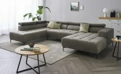 switch Wohnlandschaft aus Mikrofaser Caro | links, Grundfunktion