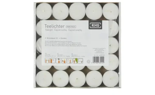 Teelichte, 75er Pack | Möbel Höffner