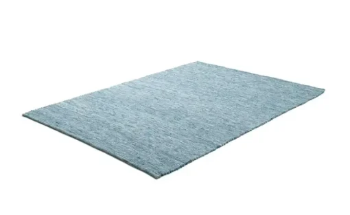 THEKO Handwebteppich Alpen | Blau, 140 cm | Höffner