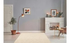 THEKO Handwebteppich Alpen | Dunkelbeige, 180 cm