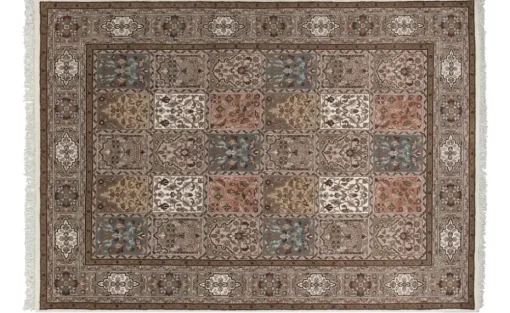 THEKO Orientteppich Benares Bachtiari | Creme, Braun, 250x350 cm