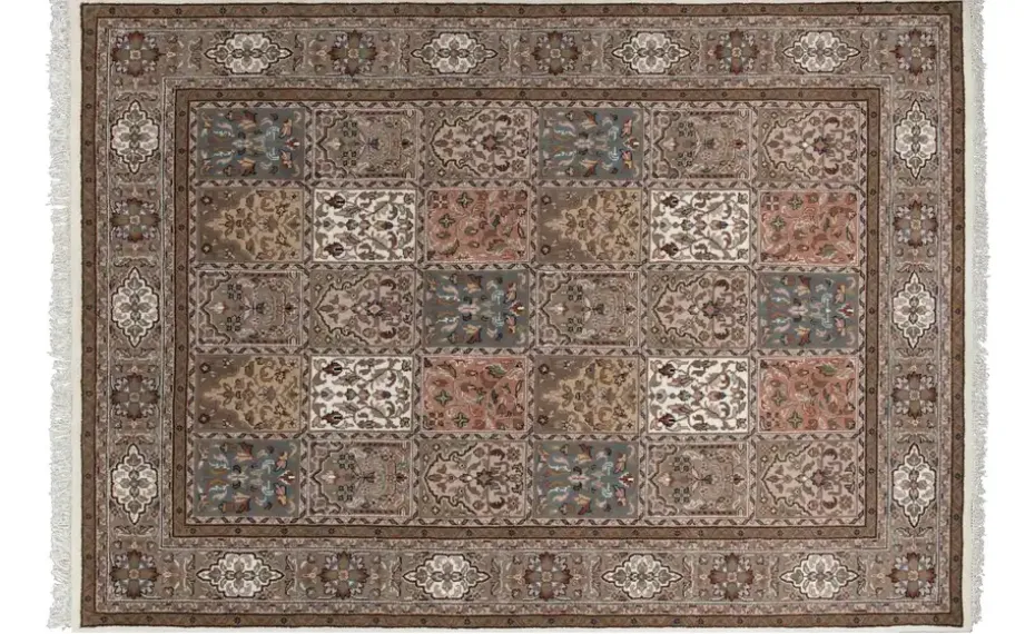 THEKO Orientteppich Benares Bachtiari | Braun, 140x200 cm