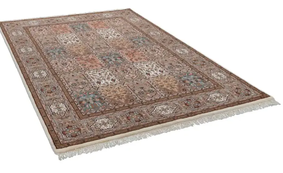 THEKO Orientteppich Benares Bachtiari | Braun, 140x200 cm