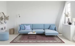 Theko Orientteppich Chandi | Rot, Creme, 70 cm