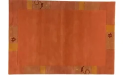 THEKO Wollteppich Royal Ganges | Terracotta, 90 cm