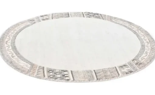 THEKO Wollteppich Royal Natur | Ø 150 cm, 150 cm