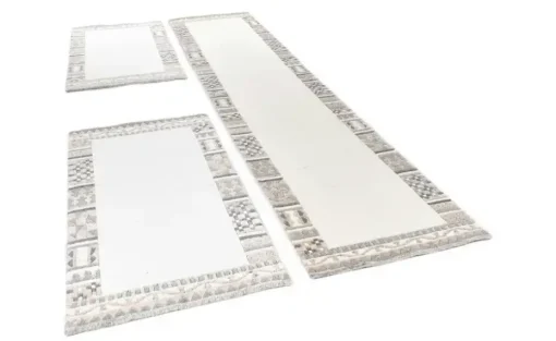THEKO Wollteppich Royal Natur | 70x620 cm, 70 cm