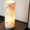 Tischleuchte, 1-flammig, Leinen `Floral` | Höffner