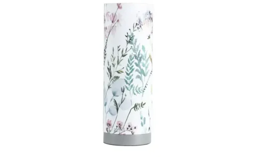 Tischleuchte, 1-flammig, Leinen `Floral` | Höffner