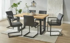Tischplatte aus massiver Wildeiche Comida | 145 cm