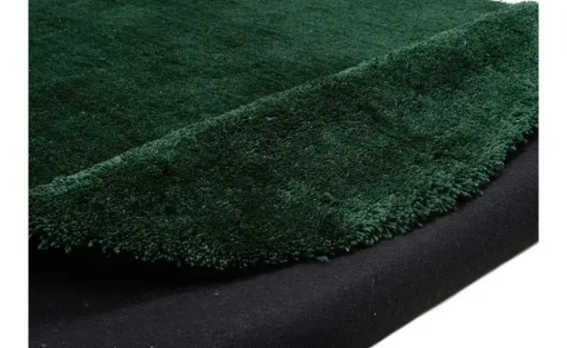 Tom Tailor Hochflorteppich Cozy | Grün, 100 cm