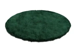 Tom Tailor Hochflorteppich Cozy | Grün, 100 cm
