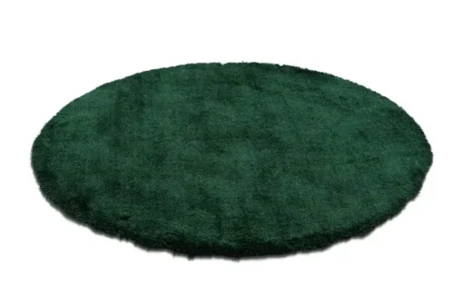 Tom Tailor Hochflorteppich Cozy | Grün, 100 cm