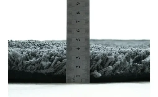 Tom Tailor Hochflorteppich Cozy | Anthrazit, 120 cm
