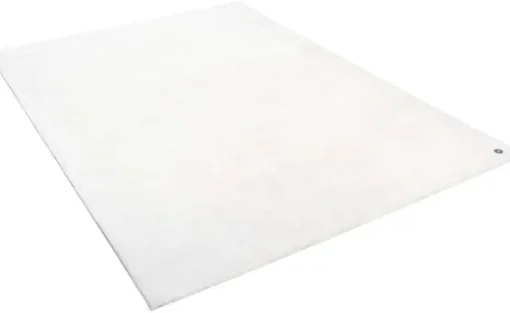 Tom Tailor Kurzflorteppich Shine | Weiß, 85x155 cm