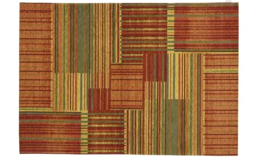 Tom Tailor Kurzflorteppich Living | Rostrot, 50x80 cm