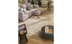Tom Tailor Kurzflorteppich Shine | Hellbraun, 190x290 cm