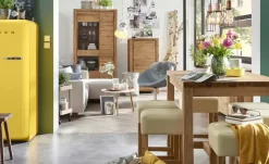 Tresenhocker aus massivem Akazienholz Sahara | Höffner