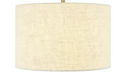 Trio Deckenleuchte, 1-flammig, Nickel-antik/ Holz