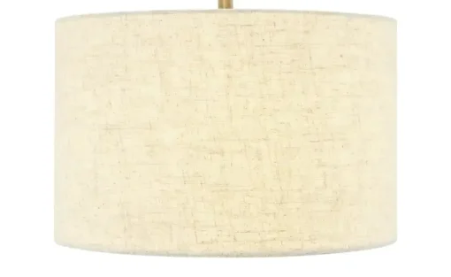 Trio Deckenleuchte, 1-flammig, Nickel-antik/ Holz