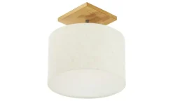 Trio Deckenleuchte, 1-flammig, Nickel-antik/ Holz
