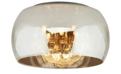 Trio Deckenleuchte, 5-flammig, Rauchglas chrom
