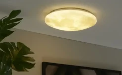 Trio LED-Deckenleuchte in Mondoptik `klein´ | Höffner