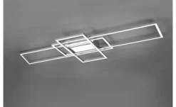 Trio LED-Deckenleuchte, Nickel-matt/silberfarben