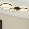 Trio LED-Deckenleuchte, schwarz `Ringe´ | Möbel Höffner