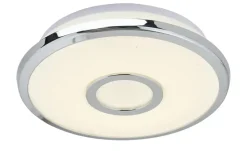 Trio LED-Deckenleuchte, Weiß mit Sterneneffekt