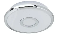 Trio LED-Deckenleuchte, Weiß mit Sterneneffekt
