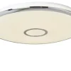 Trio LED-Deckenleuchte, Weiß mit Sterneneffekt