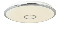 Trio LED-Deckenleuchte, Weiß mit Sterneneffekt