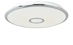Trio LED-Deckenleuchte, Weiß mit Sterneneffekt