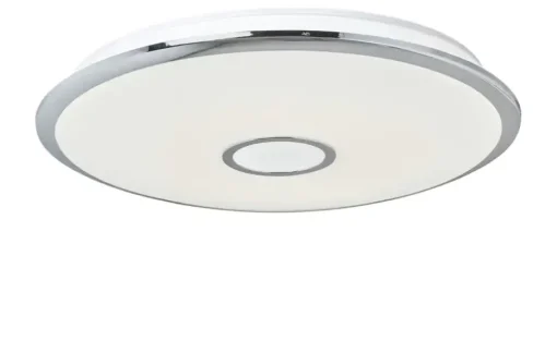 Trio LED-Deckenleuchte, Weiß mit Sterneneffekt