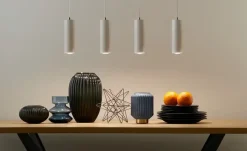 Trio Pendelleuchte, 4-flammig, weiß | Möbel Höffner