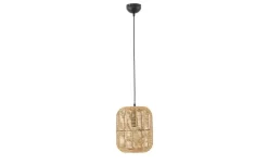 Trio Pendelleuchte, 1-flammig, Sisal braun | 25 cm