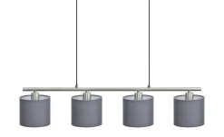 Trio Pendelleuchte, 4-flammig, Stoffschirm | Höffner