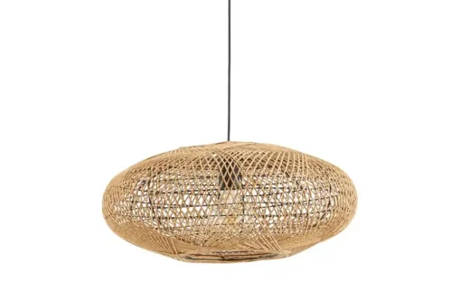 Trio Pendelleuchte, 1-flammig, mit Sisal Schirm