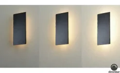 Trio Schiefer-Wandleuchte, 1-flammig, eckig | Höffner