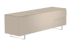 TV Board Nicolo Phono | Sand, matt, Kufen/ Alufarben