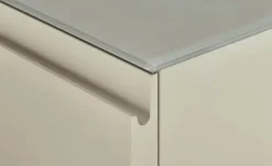 TV Board Nicolo Phono | Sand, matt, Gleiter/ Schwarz