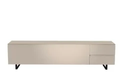 TV Board Nicolo Phono | Sand, matt, Kufen/ Schwarz