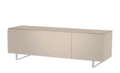 TV Board Nicolo Phono | Sand, matt, Kufen/ Alufarben
